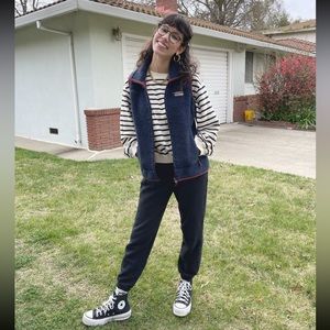 LL Bean women’s Sherpa Fleece Vest XS